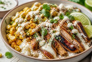 Street Corn Chicken Rice Bowl Recipe